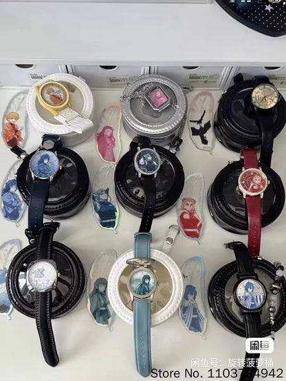 Official Genuine Demon Slayer Watch Blind Box Vol 2 Forged Time Series Tanjiro Zenitsu Nezuko Quartz Wrist Watch For Anime Fans