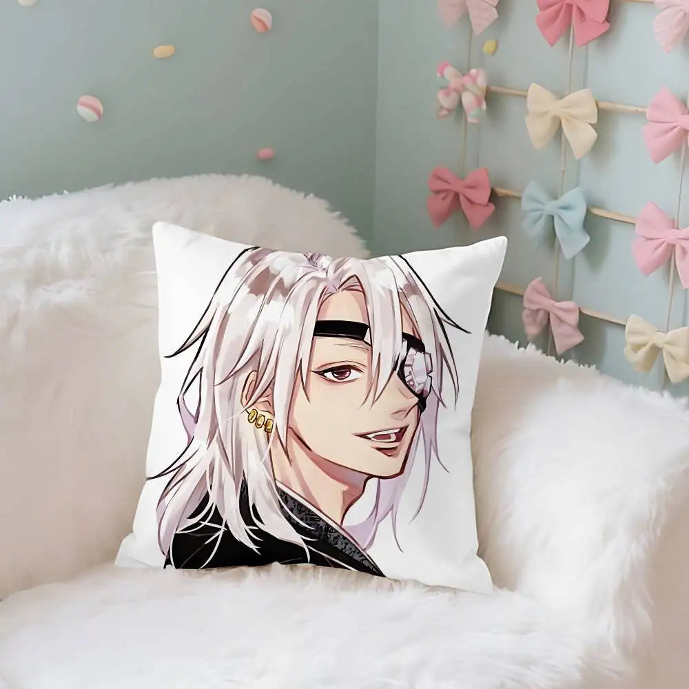 T-Tengen U-Uzuis Case Plush Fabric Soft Pillowcase Double Sided Print Cushion Cover Household Gifts