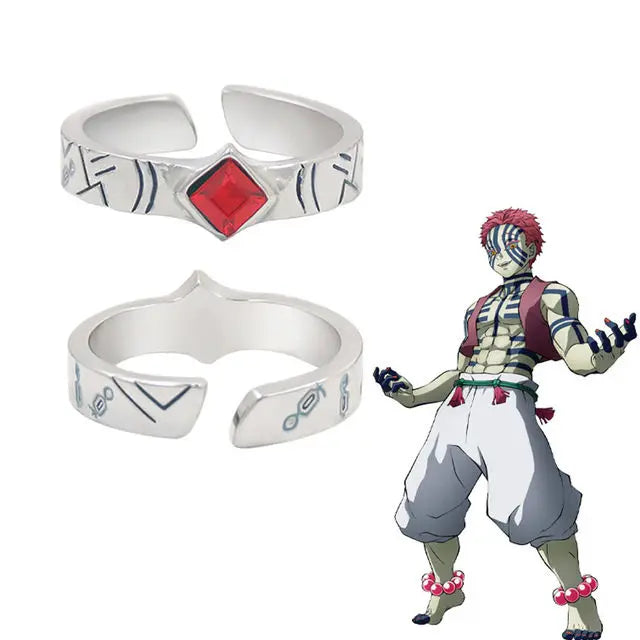 Anime Peripheral Ghost Slayer: My Wife Shanyi Tomioka Yoshitomo You Bean Charcoal Jiro Can Open and Close Ring