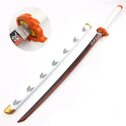 104cm Demon Slayer Katana Schwert Sword Anime Cosplay Prop Ninja Knife Real Size Japanese Katana Original Samurai Sabre Gift