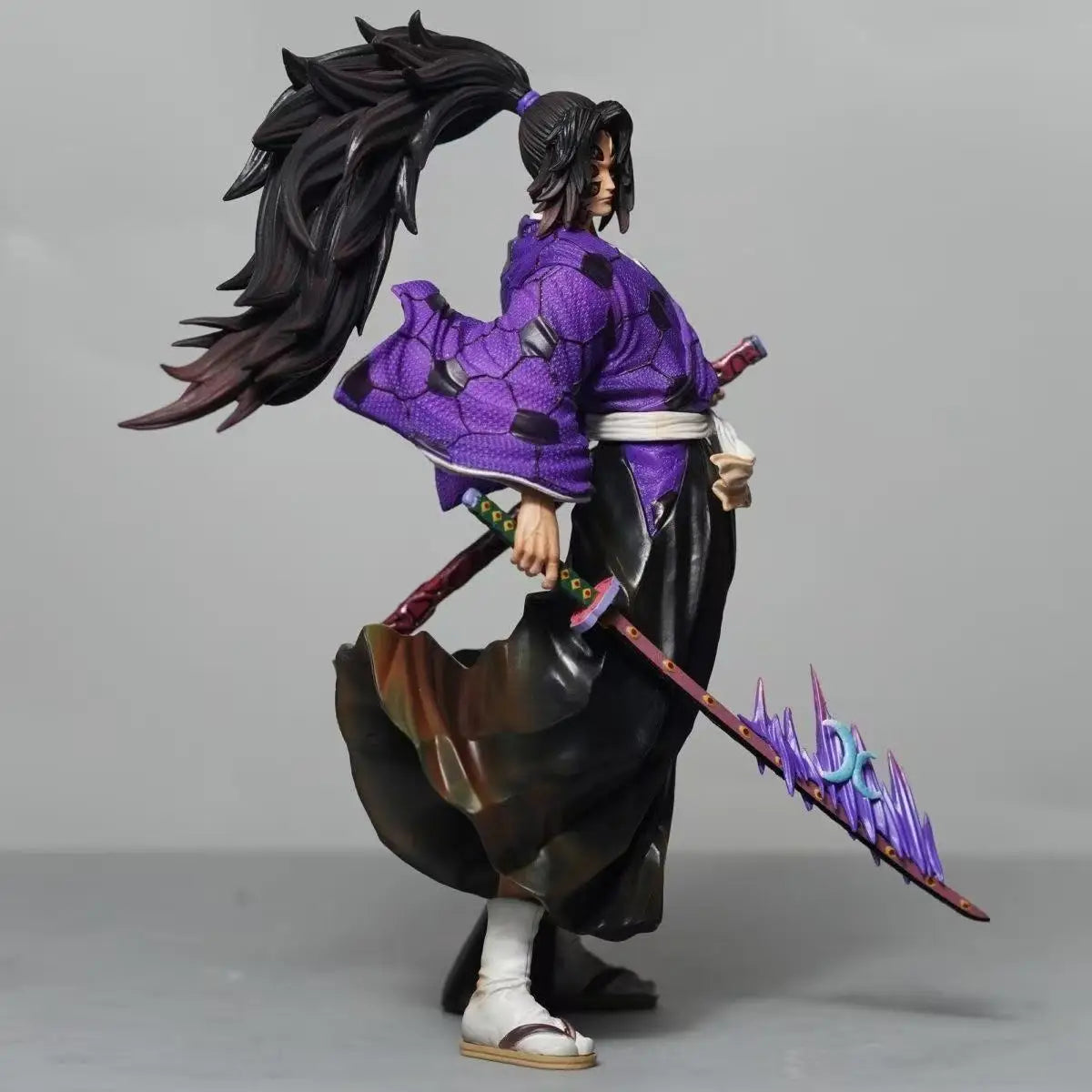 24cm/9.45inch Anime Demon Slayer Kimetsu No Yaiba Figure Kokushibo PVC Action Figures GK Statue Model Doll Toys Gifts