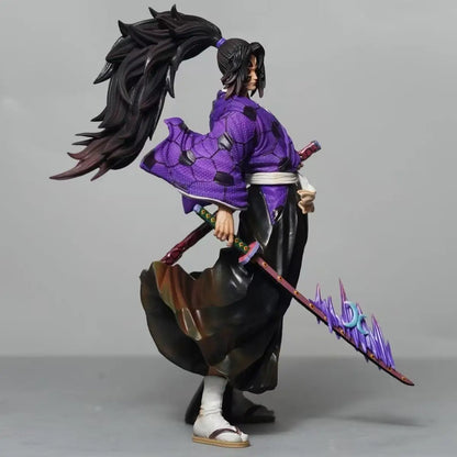 24cm/9.45inch Anime Demon Slayer Kimetsu No Yaiba Figure Kokushibo PVC Action Figures GK Statue Model Doll Toys Gifts