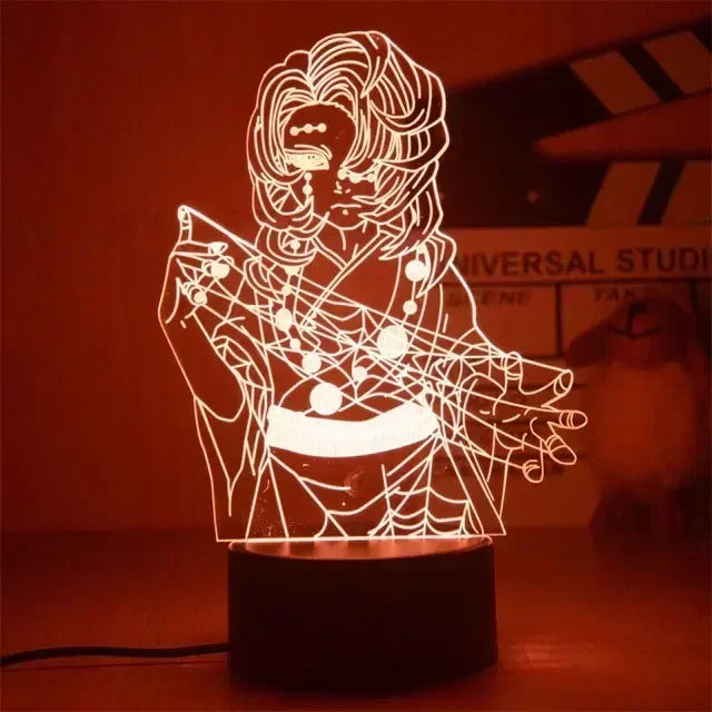 Kimetsu No Yaiba Nezuko Kamado Figure Led Night Light for Bedroom Decor Nightlight Kids Child Table 3d Lamp Demon Slayer Gift