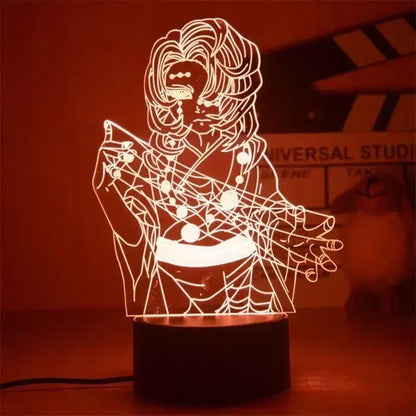 Kimetsu No Yaiba Nezuko Kamado Figure Led Night Light for Bedroom Decor Nightlight Kids Child Table 3d Lamp Demon Slayer Gift