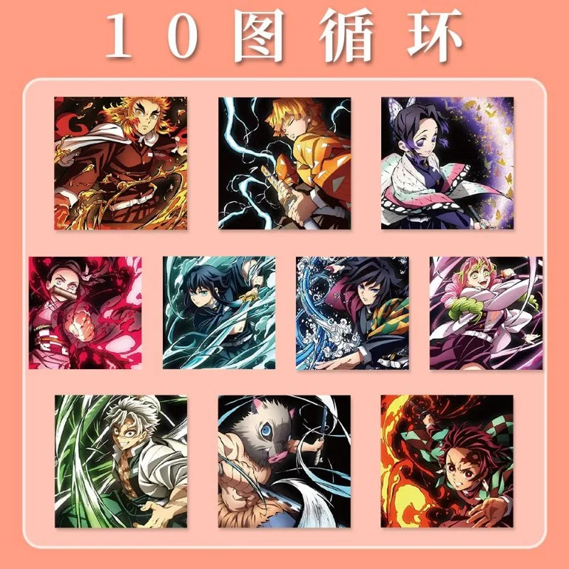 500pcs Demon Slayer stickers cute cartoon anime Kimetsu no Yaiba cool DIY journal cup decoration stickers boys graffiti toy gift