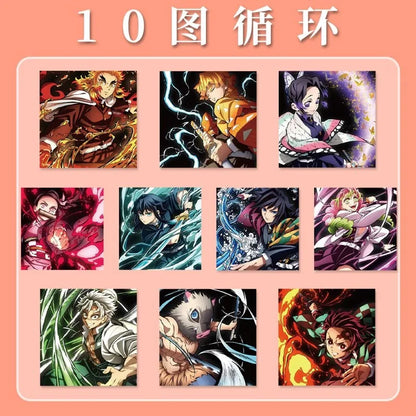 500pcs Demon Slayer stickers cute cartoon anime Kimetsu no Yaiba cool DIY journal cup decoration stickers boys graffiti toy gift