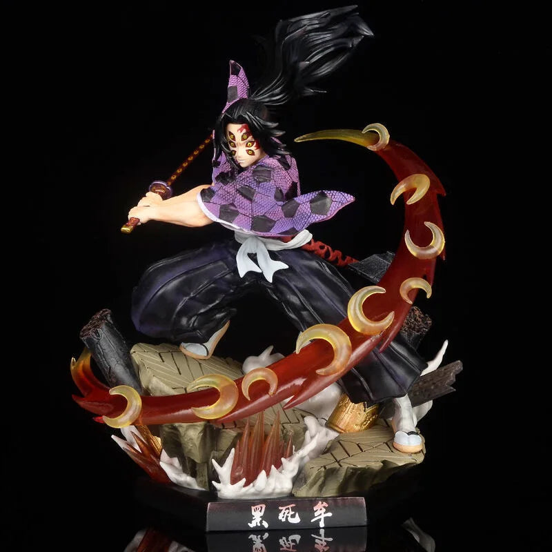 26cm Demon Slayer GK Kokushibo Anime Figure Kimetsu No Yaiba Figurine Dolls Collectible Model Decor Toys New Year Gift Children