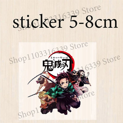 Demon Slayer Coin Purse Anime Figure Tanjiro Letters A-Z Wallet Key Earphones Storage Pouch Round Mini Zero Wallet Merchandise