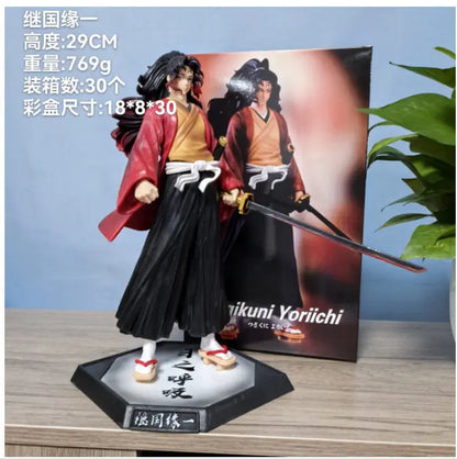 Anime Demon Slayer Figure Kamado Tanjirou Nezuko Action Figure Zenitsu Inosuke Kimetsu Yaiba Figurine PVC Model Collection Toys