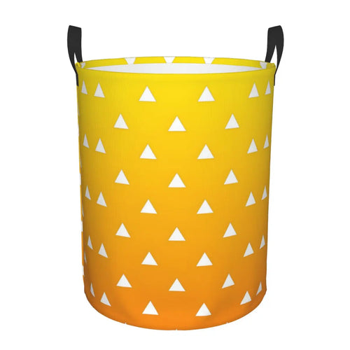 Custom Demon Slayers Anime Laundry Basket Collapsible Kimetsu No Yaiba Toy Clothes Hamper Storage Bin for