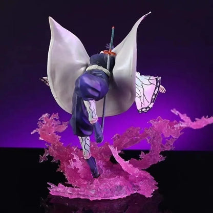 20cm Anime Demon Slayer Figure Kochou Shinobu Action Figures Pvc Statue Desktop Ornamen Collection Model Toys Gifts