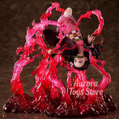 Anime Demon Slayer Figure Kamado Nezuko Action Figures Pvc Collection Model Toys for Gifts 18cm