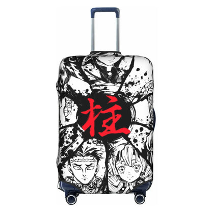 Custom Demon Slayer Kimetsu no Yaiba Travel Luggage Cover Elastic Manga Anime  Suitcase Cover Protector Fit 18-32 Inch