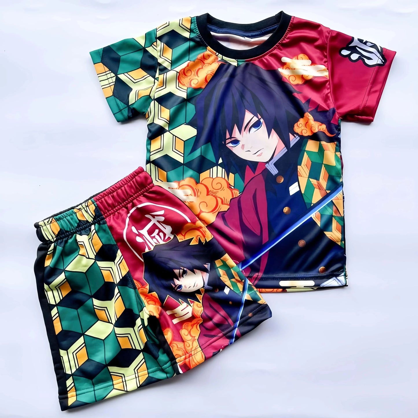 Demon Slayer Multi-character, Multi-style 3D Printed Pajamas and Loungewear for Kids and Adults, Family Outing Eye-catching
