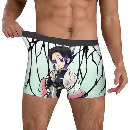Male Funny D-Demons Slayers Underwear Japanese Manga Boxer Briefs Soft Shorts Panties Underpants