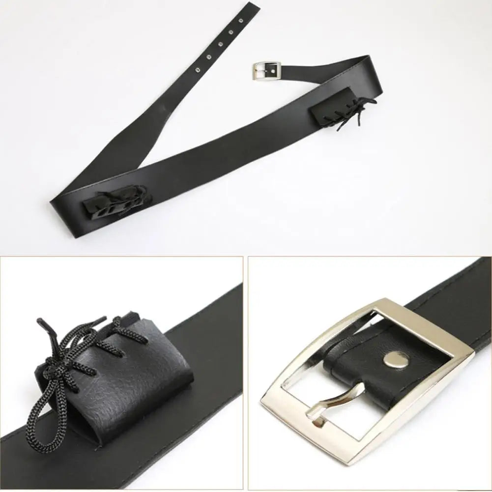 PU Leather Belt For Katana Belt Demon Slayer Belt Rapier Strap Belt Holster Sword Belt Waist Sheath Scabbard Holder 110CM
