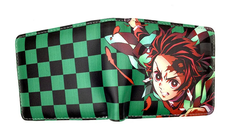 Demon Slayer: Kimetsu No Yaiba Anime Peripheral Short Wallet Zero Wallet Student Men And Women Simple Wallet