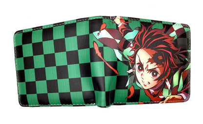 Demon Slayer: Kimetsu No Yaiba Anime Peripheral Short Wallet Zero Wallet Student Men And Women Simple Wallet