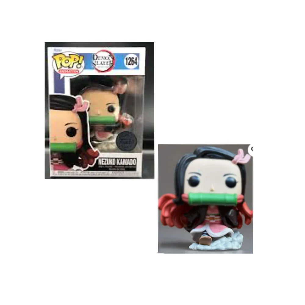 Anime Demon Slayer funkos Tanjiro Kamado Nezuko Inosuke Hashibira Mitsuri Muichiro TOKITO KAMADO pops Action Figure Toys Dolls