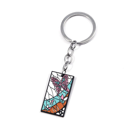 Demon Slayer Anime  Keychain Kamado Tanjiro Nezuko Hashira Ghost Slayer Corps Car Key Chain Cute  Birthday Gift For Anime Fans