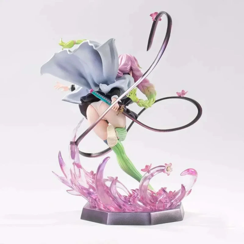 22cm Demon Slayer Kanroji Mitsuri Anime Kimetsu No Yaiba Figure Shinobu Desktop Model Ornaments Kamado Nezuko toys