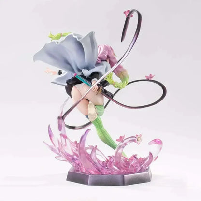22cm Demon Slayer Kanroji Mitsuri Anime Kimetsu No Yaiba Figure Shinobu Desktop Model Ornaments Kamado Nezuko toys