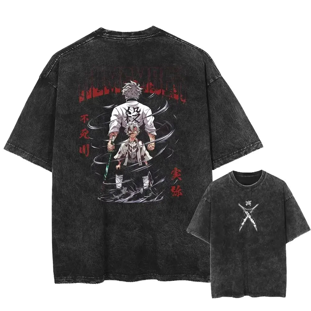 T-shirt Sanemi Demon Slayer, visuel 7 sur 10