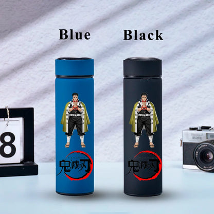 500ML Demon Slayer Anime Stainless Steel Water Cup Portable Large Capacity Outdoor Water Bottle Hot Ice Water Insulated Cup