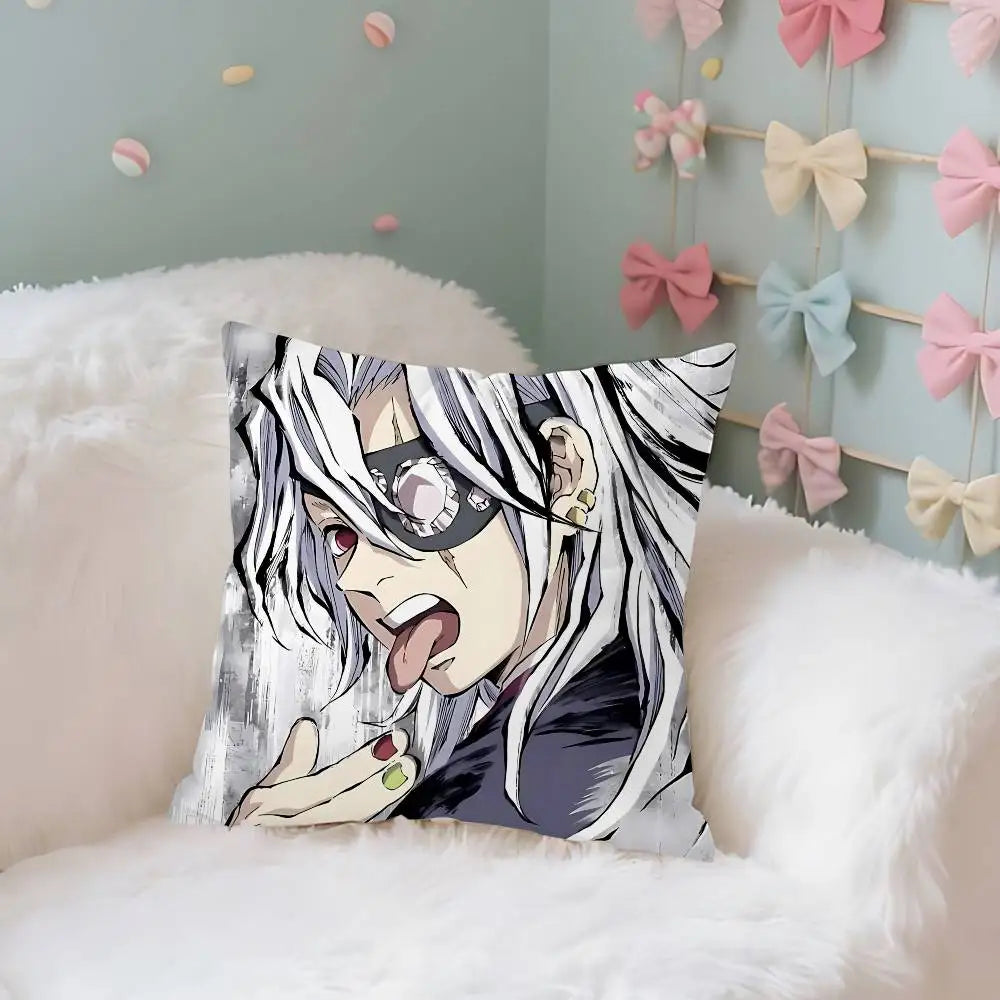 T-Tengen U-Uzuis Case Plush Fabric Soft Pillowcase Double Sided Print Cushion Cover Household Gifts