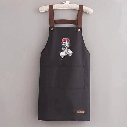 Demon Slayer Woman Apron Man Home Baking Restaurant Barbecue Beverage Apron Waterproof Oil Resistant Sleeveless Pinafor Hot Sell