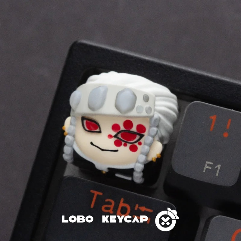 Anime Demon Slayer Kamado Nezuko Series Multiple Styles Keyboard Cute Keycap Decoration Contain Periphery Collectble Fun Gifts