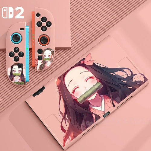 Coque Switch 2 Nezuko rose