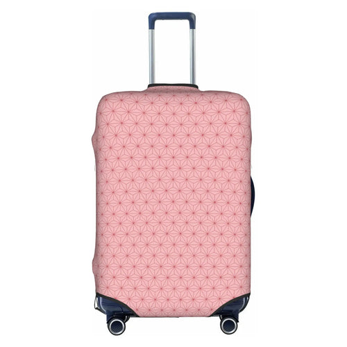 Housse valise rose pâle