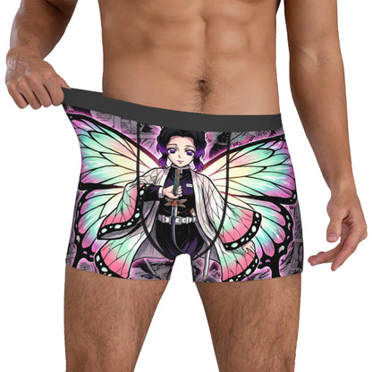 Male Funny D-Demons Slayers Underwear Japanese Manga Boxer Briefs Soft Shorts Panties Underpants