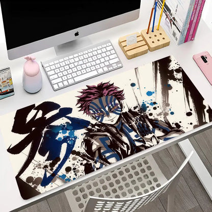 A-Akaza D-DemonS S-Slayer Mouse Pad Rubber Mat Laptop Xxl Mousepad Notebook Gamer Computer Table Gaming Accessories