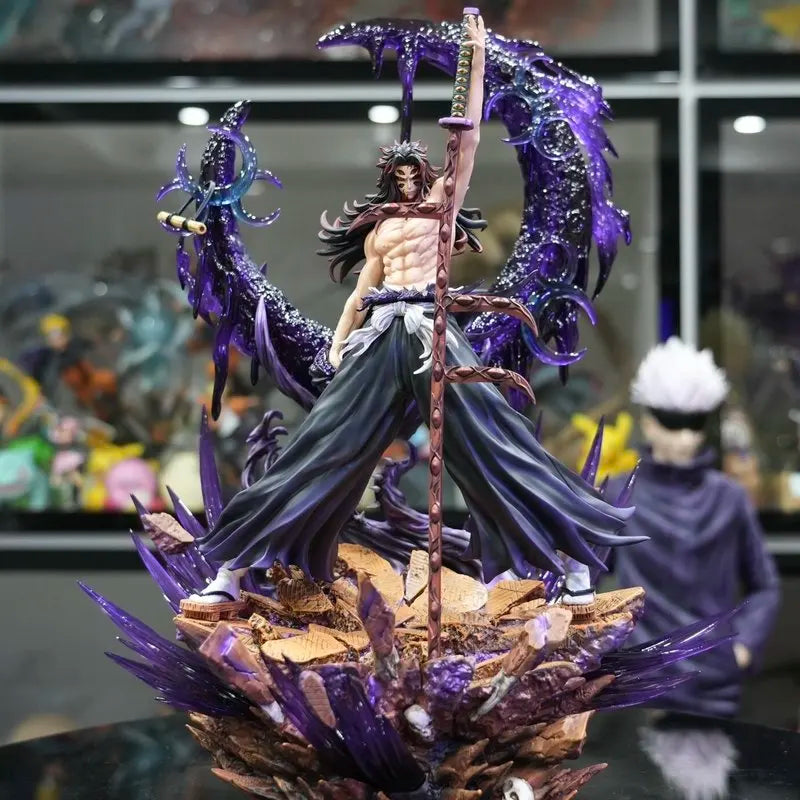 47cm Big Statue Demon Slayer Gk Kokushibo Tsugikuni Yoriichi Twelve Kizuki Pvc Anime Figure Model Collection Ornament Toys Gifts