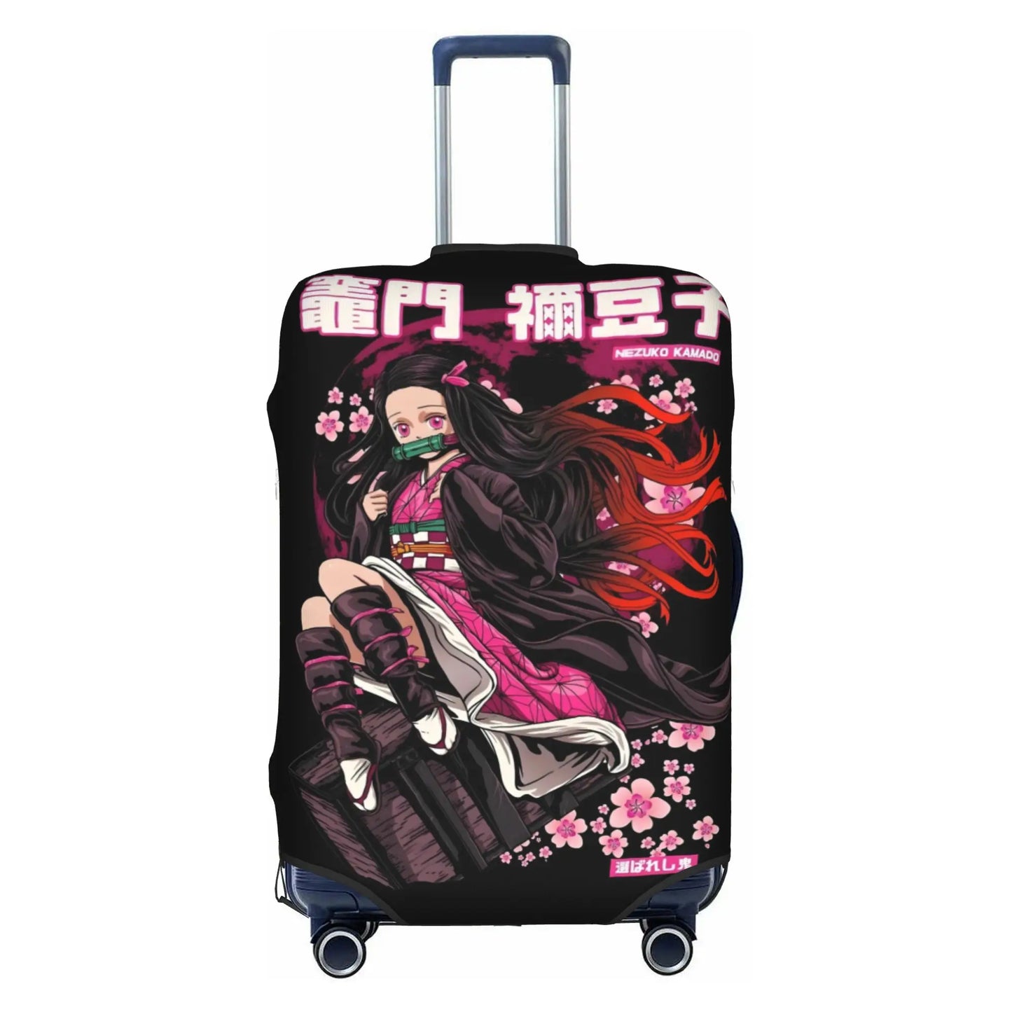 Custom Demon Slayer Kimetsu no Yaiba Travel Luggage Cover Elastic Manga Anime  Suitcase Cover Protector Fit 18-32 Inch