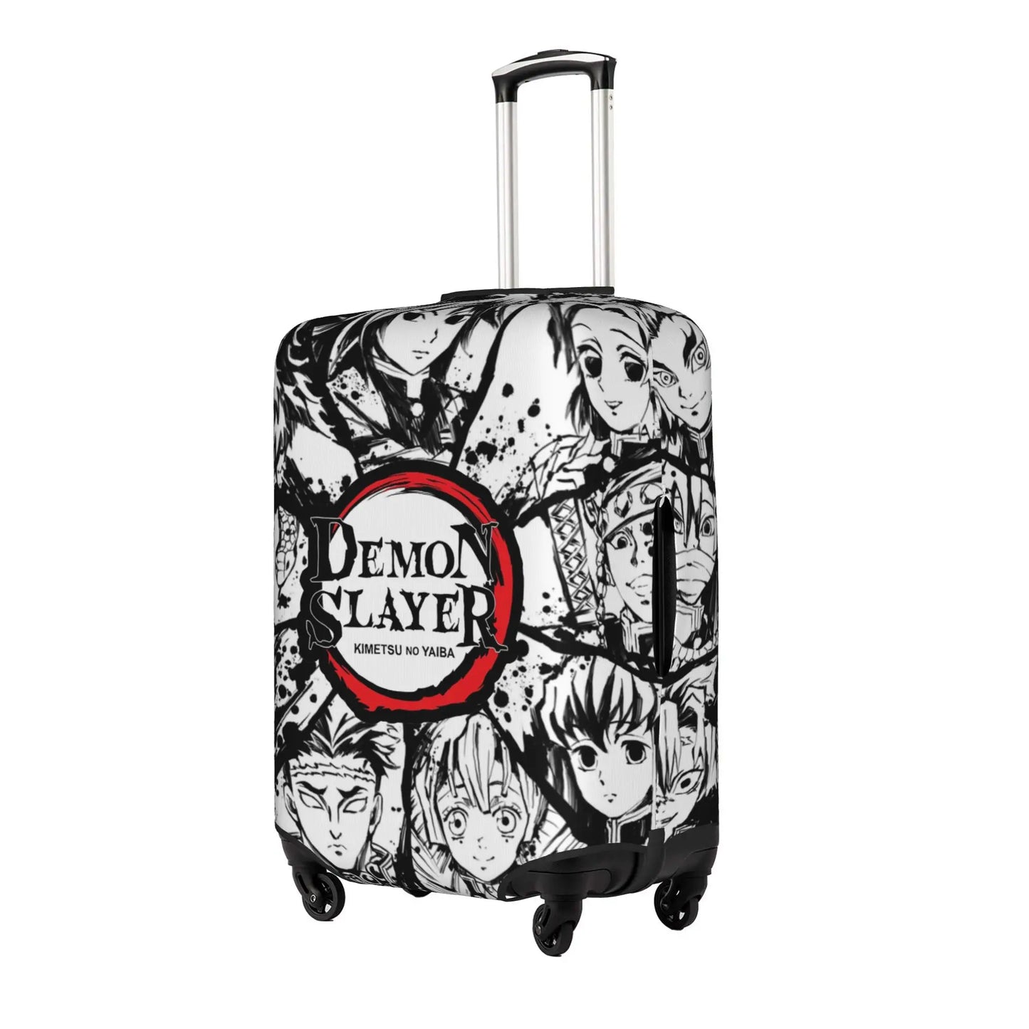Manga Demon Slayer Luggage Cover Elastic Kimetsu No Yaiba Travel Suitcase Protective Covers Suit For 18-32 inch