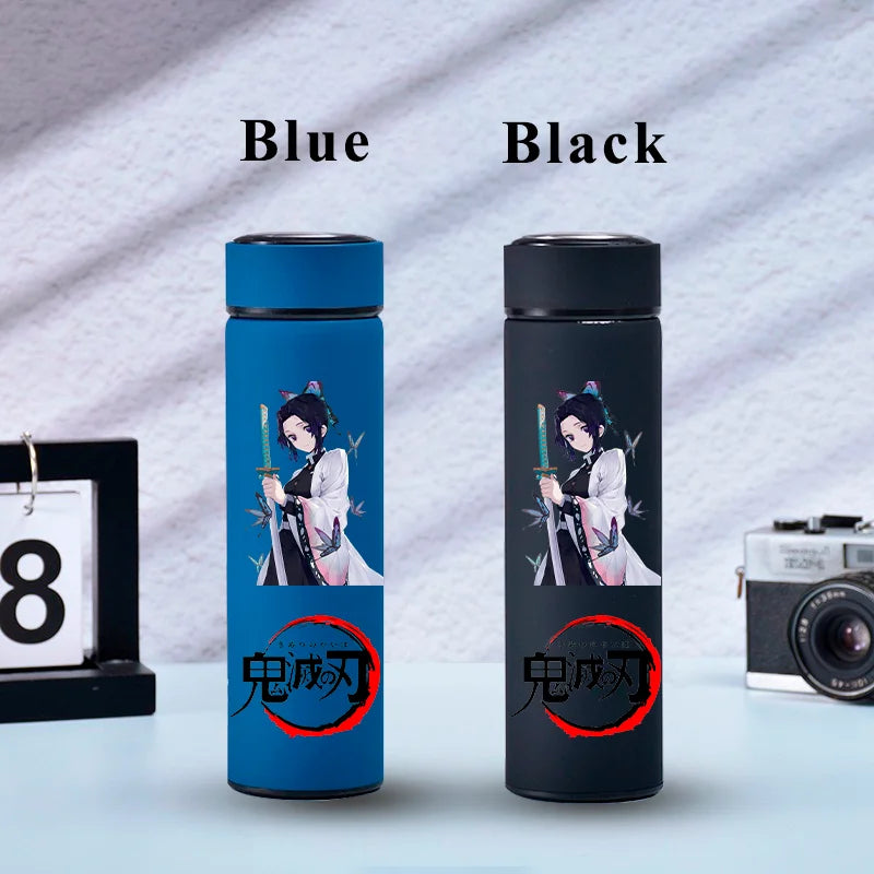 500ML Demon Slayer Anime Stainless Steel Water Cup Portable Large Capacity Outdoor Water Bottle Hot Ice Water Insulated Cup