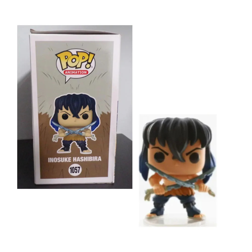 Anime Demon Slayer funkos Tanjiro Kamado Nezuko Inosuke Hashibira Mitsuri Muichiro TOKITO KAMADO pops Action Figure Toys Dolls