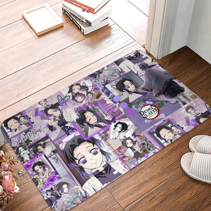 Demon Slayer Doormat Mat Anti-Slip Anime Giyu Tomioka Kitchen Bathroom Living Room Rug Carpet 40*60cm