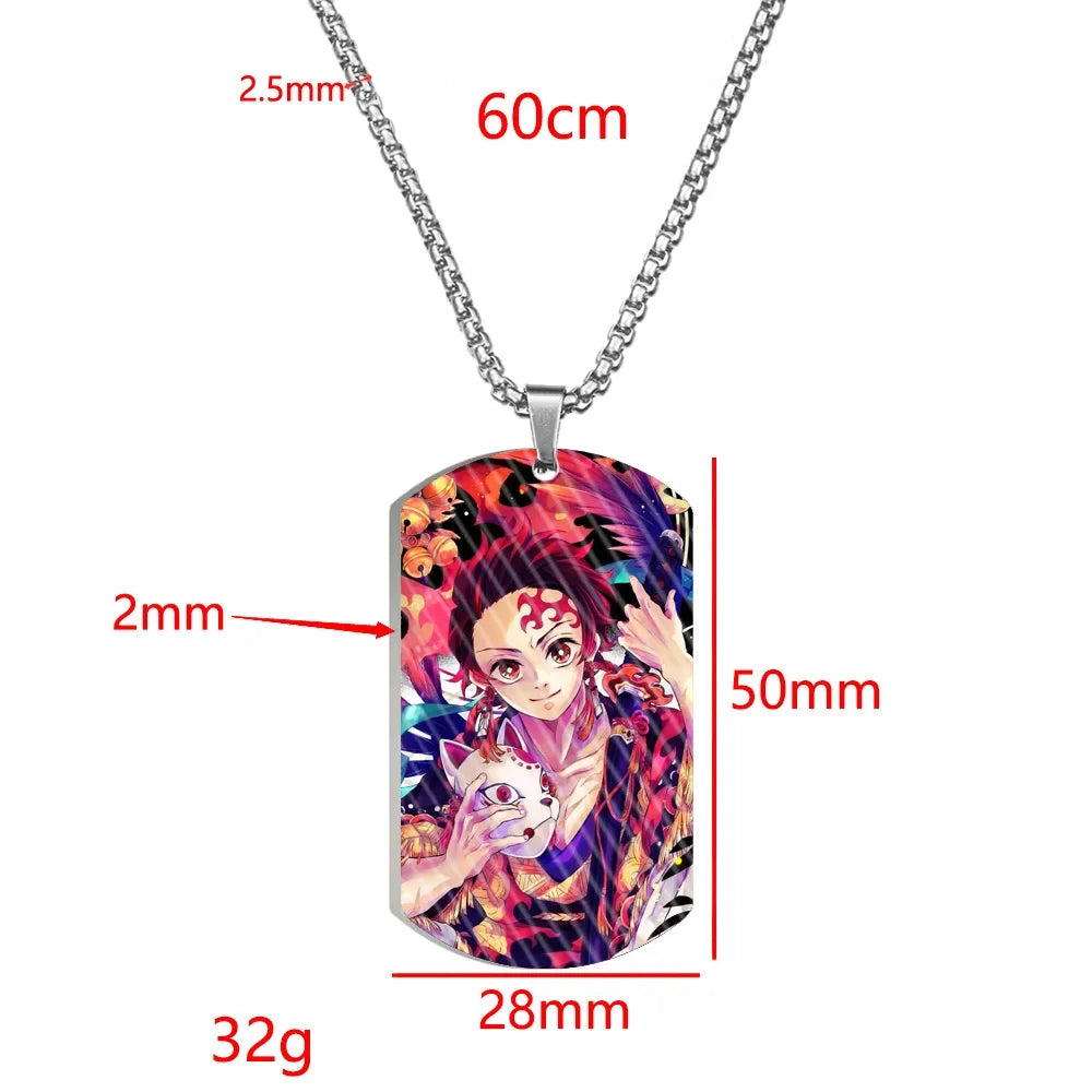Collier plaque militaire Demon Slayer, visuel 5 sur 46