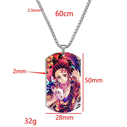 Collier plaque militaire Demon Slayer, visuel 5 sur 46