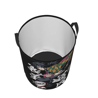 Demon Slayer Tanjiro Kamado Laundry Basket Collapsible Large Capacity Clothes Storage Bin Anime Manga 
 Laundry Hamper