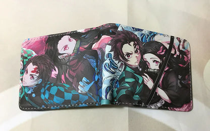 Demon Slayer: Kimetsu No Yaiba Anime Peripheral Short Wallet Zero Wallet Student Men And Women Simple Wallet