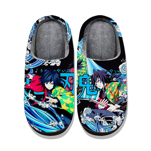 Chaussons Giyu vagues bleues
