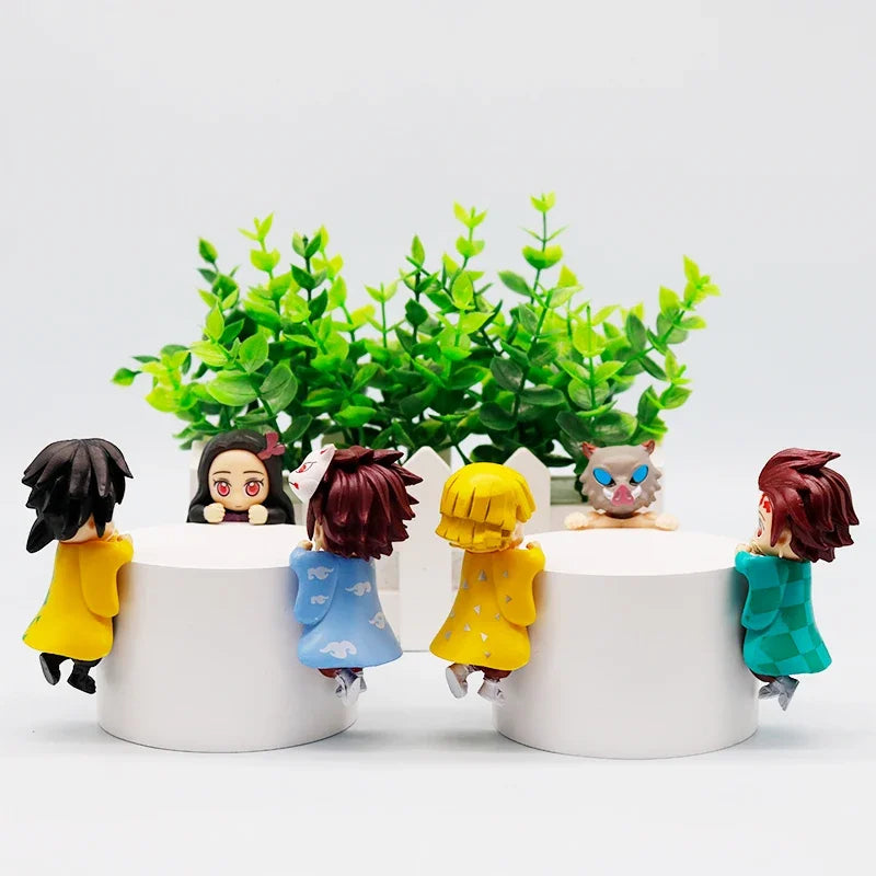 2025 New Styles Sonneess Angel Anime Demon Slayer Blind Box Set Handmade Anime Cartoon Doll Desktop Decoration Birthday Gift