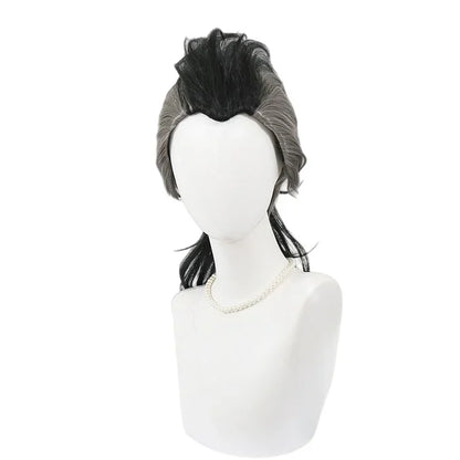 Shinazugawa Genya Cosplay Anime Costume Wig Carnival Halloween Comic Animation Party Clothing