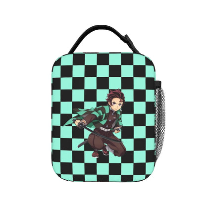 D-Demons Slayers Portable Lunch Box Multifunction Kimetsus No Yaibas Cooler Thermal Food Insulated Lunch Bag School Student