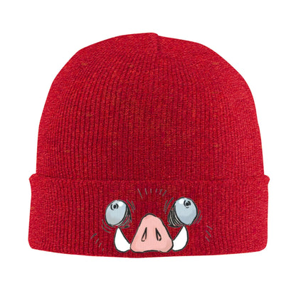 Unisex Rib Knit Cuffed Beanie Demon Slayers anime Accessories Warm Winter Skullies Knitted Caps  Beanies Skullies